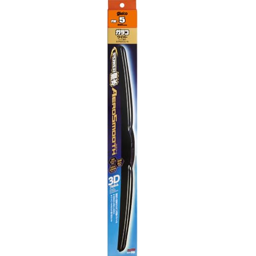 ソフト99(SOFT99) glaco(ガラコ) ワイパーブレード ガラコワイパー パワー撥水 エアロスムース PMー5 自動車用ワイパー 長さ400mm 撥水タイプ ゴム交換可能 パワー撥水替えゴム対応品番No.5 05355 画像1
