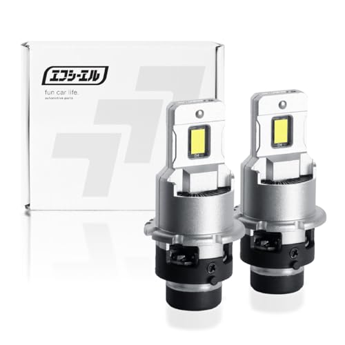 fcl.(エフシーエル) D4S led ヘッドライト ポン付け 純正 hid バルブ led化 6000k ホワイト 白 12v 24v プロジェクター 車検対応 画像1