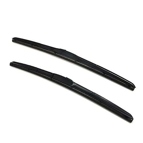 30系 プリウス対応 エアロワイパー 2本セット！ 650mm x 400mmセット！ グラファイト加工！ U字フック ワイパーブレード 画像1