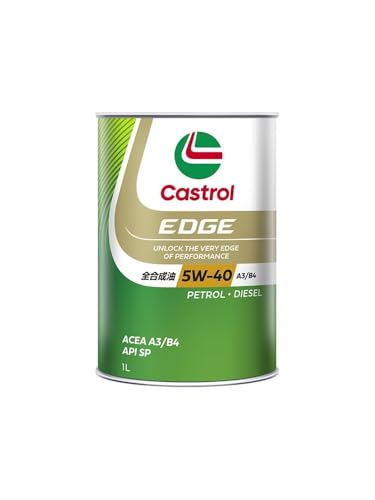 Castrol(カストロール) エンジンオイル EDGE 5W-40 API SP, ACEA A3/B4 1L 4輪ガソリン/ディーゼル車両用 全合成油 画像1