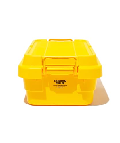 GORDON MILLER 車用 ロータイプ 30L スタッキングトランクカーゴ 収納ボックス オーガナイザー イエロー 蓋付き 屋外 座れる 大容量 1744764 中間 画像