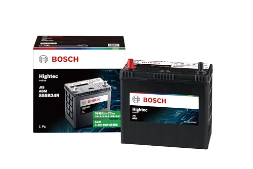 BOSCH (ボッシュ) 国産車バッテリー HT-S55B24R Hightec JIS AGM トヨタハイブリッド車対応 (HTHV-S50B24R 後継モデル) 画像1