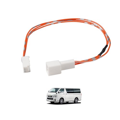 Virauto トヨタ ハイエース 200系 リア ルームランプ 連動点灯 ハーネス 4型 5型 6型 7型 対応 専用設計 カプラーオン 便利 リア照明 スライドドア 連動 配線 取付簡単 カスタム パーツ アクセサリー 1本入り 1枚目 画像