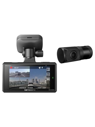 Pioneer ドライブレコーダー VREC-DH301D 前後2カメラ 前370万画素 後200万画素 3インチ 前WQHD 後フルHD 駐車監視対応 対角前135º 後128º 連続 衝撃 手動 駐車録画 microSD(32GB) 黒 カロッツェリア 画像1
