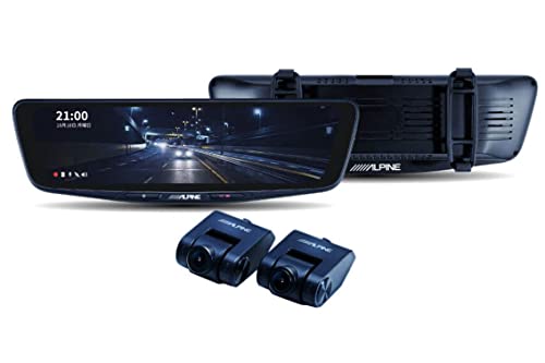 アルパイン(ALPINE) ドライブレコーダー搭載 10インチデジタルミラー(バンド装着タイプ/車内リアカメラ) DVR-DM1000B-IC 液晶 画像1