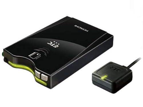 セットアップ込みでこの値段ッ HITACHI 新セキュリティ対応 ETC車載器■HF-EV715・黒色・音声案内・分離型・12V/24V両用 画像1