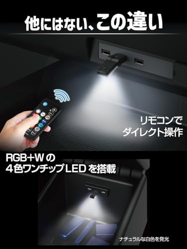 星光産業 EXEA イルミネーション リモコン付スイングUSBライト EL-179 最後 画像