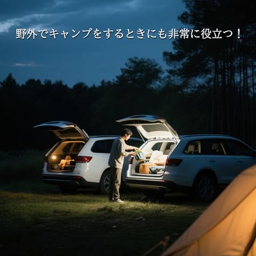 GZRUICA トランクライト ルームランプ LEDテープ 車 トランク用 ラゲッジルーム 照明 室内灯 アンビエントライト 後付け LED ライトストリップ ウェルカムライト機能付 カット可能 埋め込み 防水 DC12V 汎用 4M ホワイト 日本語取扱説明書付き 中間 画像