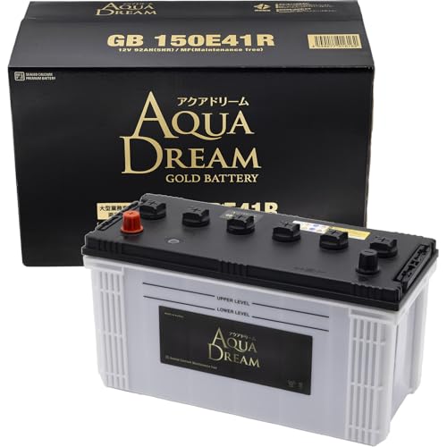 アクアドリーム 国産車 大型車用バッテリー GOLD BATTERY GB 150E41R (互換/120/130/150E41R) メンテナンスフリータイプ AQUA DREAM 中間 画像