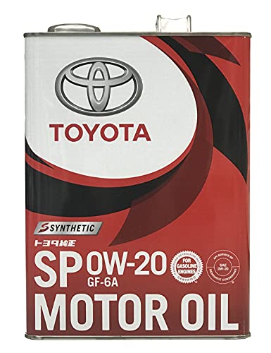 TOYOTA純正モーターオイル SP 0W-20 4L 08880-13205 画像1