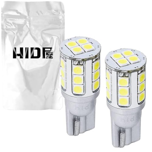 HID屋 T10 2400lx(ルクス) LED ポジションランプ 爆光 クールホワイト 8000K 12V 2個セット 画像1