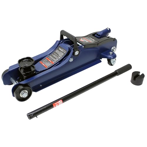 メルテック(meltec) 車用 油圧フロアージャッキ 2t ローダウン 最高値/最低値 335(365)/85(115)mm ジャッキタッチメント・サドル(30mmUP)付 Meltec FA-24 画像1