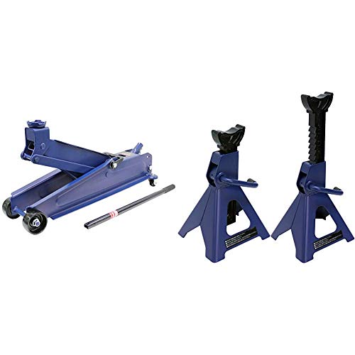 メルテック(meltec) 3t油圧フロアージャッキ スーパーハイリフト 最高値/最低値 530/148mm FA-31 + 3tジャッキスタンド ヘビー 最高値/最低値 415/290mm Meltec FA-82【セット買い】 画像1