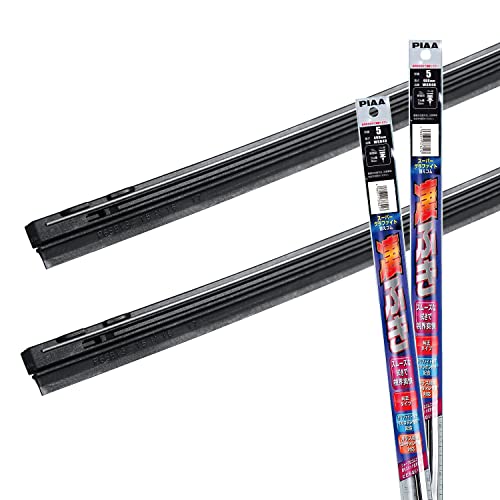 【Amazon.co.jp 限定】 PIAA(ピア) ワイパー替えゴム車種専用セット 【スーパーグラファイト】 天然ゴム仕様 2本入 (400mm + 400mm) ダイハツ ハイゼットトラック/スズキ エブリィ キャリィ ジムニー ハスラー 他 AMRRG032 1枚目 画像
