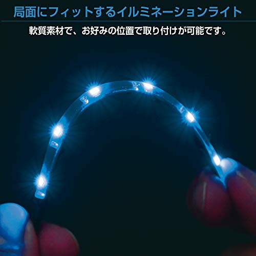 セイワ(SEIWA) 車内用品 USBフリースタイルイルミ F302 ブルーLED イルミネーション イルミライト USB 車用 4本入 中間 画像