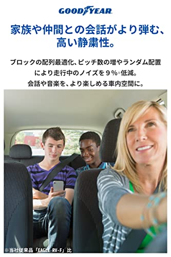 グッドイヤー(GOODYEAR) サマー ミニバン用 205/60R16 92V EfficientGrip RVF02 タイヤのみ・ホイールなし 4本セット 05605132 中間 画像