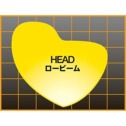 IPF ヘッドライト ASSY ハロゲン H4 丸形 4灯式 ロービーム(ポジション付き) レンズカット 9112 中間 画像