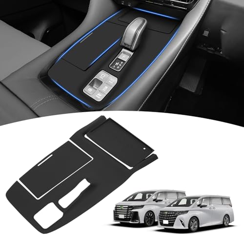 【メーカー直営】Mozan トヨタ 新型 アルファード 40系 シフトパネル ラバーマット【エレクトロシフトマチック専用】 Excective Loungeに適合 ヴェルファイア 40系 コンソールカバー ゴムマット カバー キズ防止 汚れ防止 指紋防止 車種専用 防水 防塵 内装パーツ アクセサリー 画像1