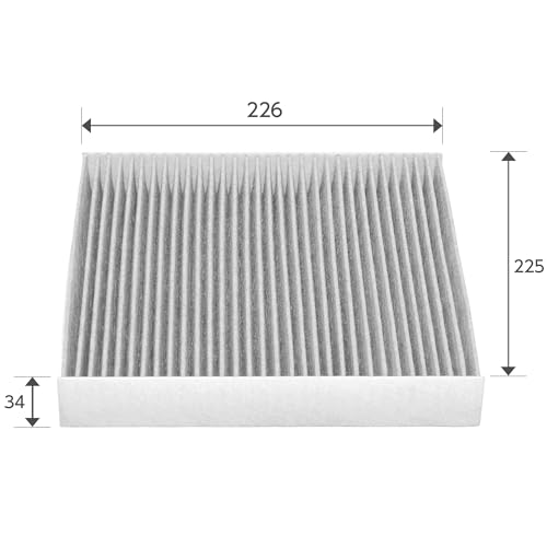 PIAA(ピア) 車用 エアコンフィルター コンフォート 特殊静電式2層式フィルター PM2.5対応 ホコリ・ダニ・花粉をシャットアウト ※交換用 1個入 [日産車用] エルグランド(フロントエアコン用) _他 EVC-N10 中間 画像