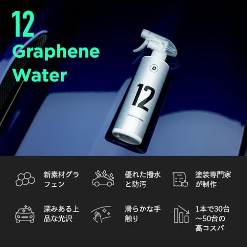 BLASK No.12 グラフェンウォーター 500mL ブラスク 12 グラフェン SiO2 カルナバ Graphene Water 洗車 コーティング 最後 画像