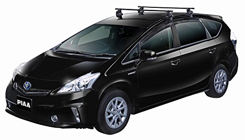 Terzo テルッツォ (by PIAA) ルーフキャリア ベースキャリア フット 4個入 ルーフオンタイプ ブラック 完全ロック仕様 ロック付 EF14BL 中間 画像