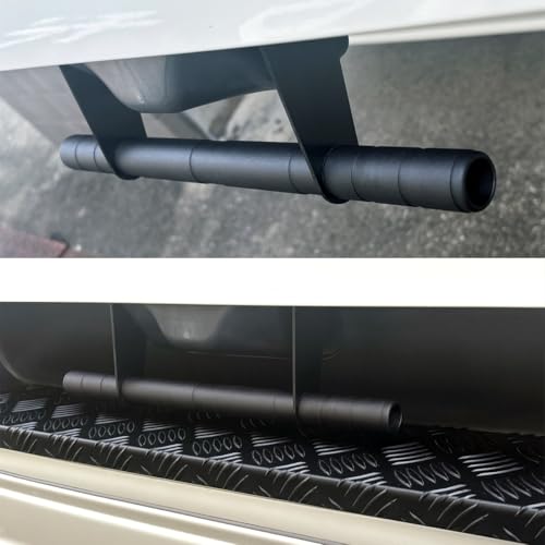 East field リアゲート開閉アシストグリップ ハイエース200系対応(レジアスエース)専用 標準/ワイドボディ対応 スーパーGL/DX 1型~8型専用 (塗装ブラック, 4型~8型) 最後 画像