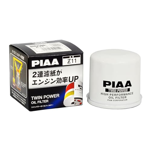 PIAA(ピア) 車用 オイルフィルター オイルエレメント ツインパワー 《当社独自開発の2連濾紙構造の高機能エレメント》 1個入 [マツダ/スズキ/ダイハツ車用] テリオス・ムーブ・アルト_他 Z11 画像1