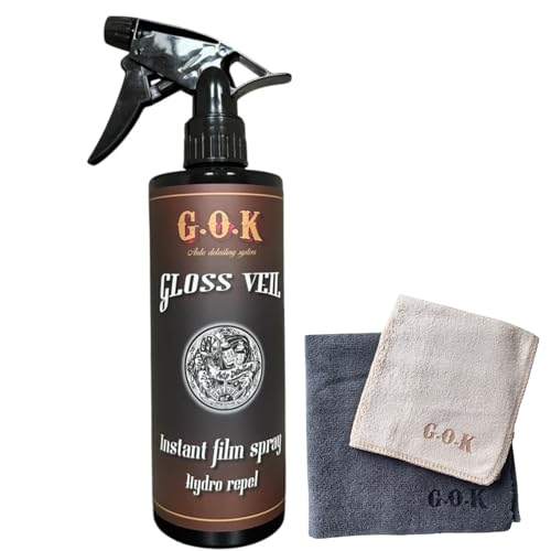 【光沢と強撥水を生み出すSio2フィルム被膜形成型スプレーコーティング】GLOSS VEIL 2.0 グロス ヴェール ボディ コーティング 高撥水 艶出し 500㎖ 1枚目 画像