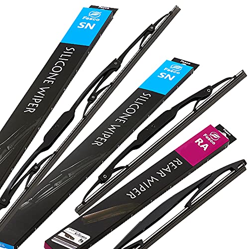 【フロント&リア 3本セット】 ワイパー ワイパーブレード 3本 550mm 430mm リア250mm 撥水シリコン スイフト スイフトスポーツ スズキ ZC72S ZD72S ZC32S FESCO フェスコ SN5543RA25 画像1