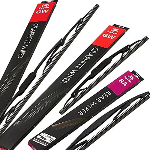 【フロント&リア 3本セット】 ワイパー ワイパーブレード 3本 650mm 380mm リア350mm グラファイト ホンダ フリード フリード+ GB5 GB6 GB7 GB8 FESCO フェスコ GW6538RA35 画像1