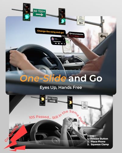 【2025最新進化クリップ&最強の安定】AINOPE スマホホルダー 車 車載ホルダー 重力式 エアコン吹き出し口 片手操作 スマホスタンド 回転可能 自由調節 手帳型ケース 車用 スタンド カー用品 iPhone 16 15 14 13 12 Pro Max Xperia Galaxy S25など4-7インチ全機種対応すすいろ 中間 画像