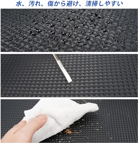 BUYFULL アトレー ラゲッジマット 荷台マット アトレー サンバーディアス 荷台マット 軽トラック 巻ける 収納便利 防水 耐摩擦 耐汚れ 型式S700V/S710V/S700B/S710B（2021年12月~） 中間 画像