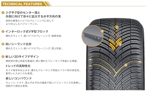 PIRELLI(ピレリ) オールシーズン 215/65R16 CINTURATO ALL SEASON SF 3 102V XL タイヤのみ・ホイールなし 4本セット 4310800 中間 画像