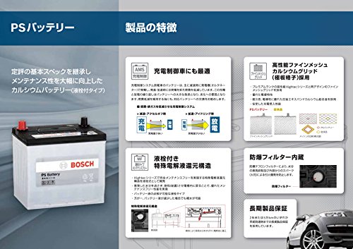 BOSCH (ボッシュ)PSバッテリー 国産車 充電制御車バッテリー PSR-55B24L 最後 画像