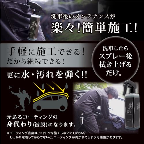 【ながら洗車Black Standard】 シャドウ/影 (350ml) コーティングのメンテナンスを簡単に コーティング メンテナンス コーティング剤 メンテナンス剤 中間 画像