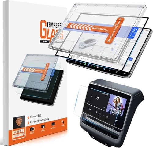 [2025 アンチグレー ガラス] WEIPIN テスラ ハイランド ジュニパー フィルム 眩光防止 反射防止 新型 テスラモデル3 テスラモデルY リア&フロント ディスプレイ 液晶保護フィルム 9H 自己吸着 HydroAg+ 15.4+8インチ Tesla model3&Y アクセサリー カー用品 画像1