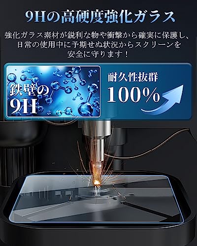 WEIPIN 2022 新型ノア ヴォクシー 90系 ナビ ガラス フィルム 10.5インチ トヨタ ノア ヴォクシー R90W 4代目 カーナビ 保護フィルム T-Connect ディスプレイオーディオ 9H キズ防止 汚れ防止 低反射 HD 高感度タッチ 自己吸着タイプ 新型ノア ヴォクシー90系 アクセサリー 中間 画像
