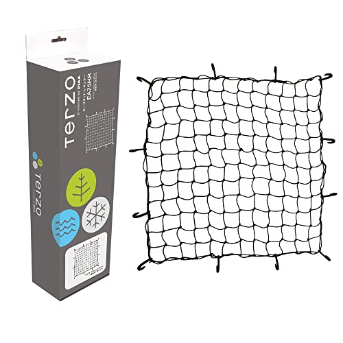 テルッツォ(Terzo) (by PIAA) バスケットラック・ラック用 オプション 1個入 カーゴネット ブラック レギュラー 1200x1200㎜ 大型パイプ径対応 EA75HR 画像1