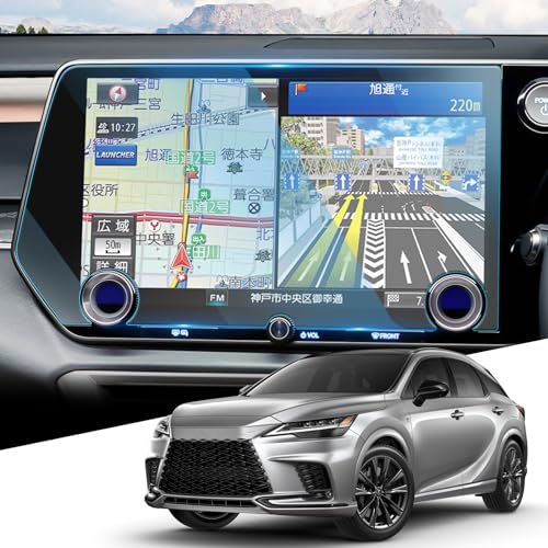 WEIPIN カーナビ フィルム ガラス製 新型 レクサスrx ナビ フィルム 14インチ カーディスプレイ レクサスrx500h rx450h+ rx350h rx350 パーツ カーナビ 保護フィルム lexus rx 5代目 9H 傷防止 HD 低反射 高感度タッチ 自己吸着 新型レクサス rx アクセサリー パーツ 内装 画像1