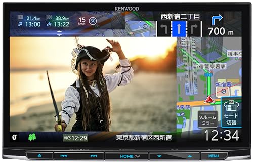 ケンウッド(KENWOOD) カーナビ 彩速高精細HDパネル 8インチ MDV-S811HDL 安心の日本生産日本製「音声操作に対応」 インダッシュ ブラック 画像1