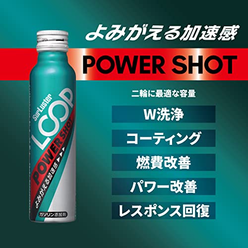 SurLuster(シュアラスター) ループ パワーショット 80ml×6本 ガソリン添加剤 バイク 4サイクル PEA PIBA 特殊潤滑剤配合 洗浄系燃料添加剤 燃費改善 振動軽減 レスポンス回復 エンジン内洗浄効果 X-35 中間 画像