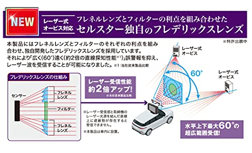 セルスター レーザー光対応&GPSレーダー探知機 AR-47LA 一体型 18バンド トリプルセンサー ゾーン30対応 OBDII対応 3.2インチ GPSデータ更新無料 ドライブレコーダーと相互通信 フレデリックスレンズ 日本製 3年保証 CELLSTAR 中間 画像