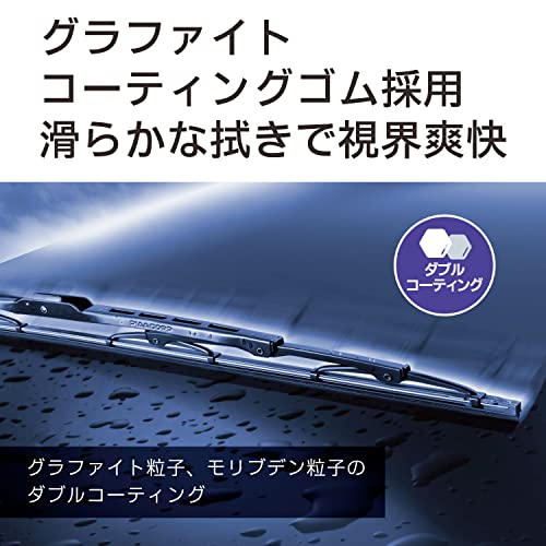 PIAA(ピア) ワイパー 替えゴム 330mm スーパーグラファイト グラファイトコーティングゴム 1本入 呼番61 WGW33 最後 画像