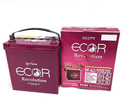 GS YUASA ER-M-42/55B20L [ ECO.R Revolution ] 国産車バッテリー アイドリングストップ車対応 【 ジーエス ユアサ 】 中間 画像