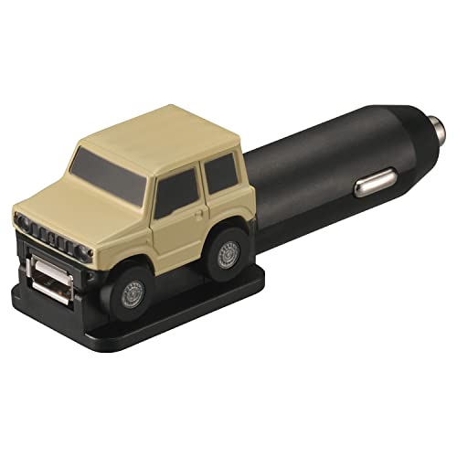 カーメイト 車用 カーチャージャー 【 USB-A ハイパワー 2.4A 】 クルマ型 USB チャージャー ジムニー NZ667 画像1