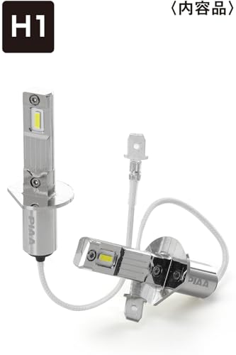 PIAA(ピア) 車用 バルブ ヘッドライト/フォグランプ用 LED 6000K 〈コントローラーレスタイプ〉 12V 17W 2500lm H1 車検対応 2個入 LEH263 中間 画像