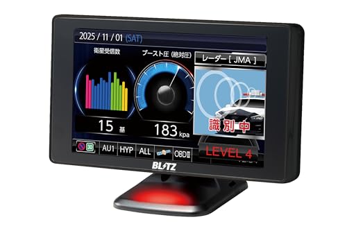BLITZ(ブリッツ) Touch-LASER TL406RW 無線LAN機能搭載!JMA-600(NTG-962) JMA-520 JMA-401 取締機対応! MSSSスキャン機能搭載で誤警報85%低減!新周波数使用移動オービスMSSS対応!フルオート機能搭載! 新型レーザー光受信対応 レーダー式移動オービス識別 4.0インチ液晶搭載 レーザー&レーダー探知機 GPSデータ更新無料 1枚目 画像