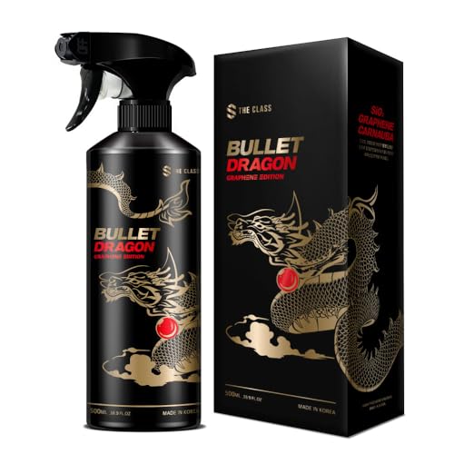 THE CLASS バレットドラゴン グラフェン×sio2×カルナバ×チタンを配合した次世代のセラミックコーティング剤 超撥水高耐久高強度で半年間持続 洗車 洗車用品 カー用品 ザクラス BULLET DRAGON 500ml 画像1