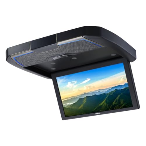 アルパイン(ALPINE) 12.8インチ フリップダウンモニター ステレオスピーカー搭載 RXH12Z-LBS-B 1枚目 画像