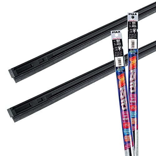 【Amazon.co.jp 限定】PIAA(ピア) ワイパー替えゴム車種専用セット 【スーパーグラファイト】 天然ゴム仕様 2本入 (650mm + 350mm) 日産 セレナ シルフィ/ホンダ ステップワゴン フリード/スズキ ランディ 他 画像1
